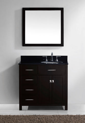 Image of Caroline Parkway 36" Single Vanity MS-2136L-BGRO-ES