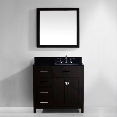 Image of Caroline Parkway 36" Single Vanity MS-2136L-BGRO-ES