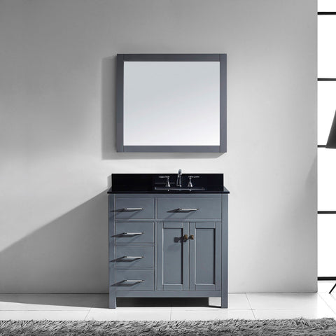 Image of Caroline Parkway 36" Single Vanity MS-2136L-BGRO-ES