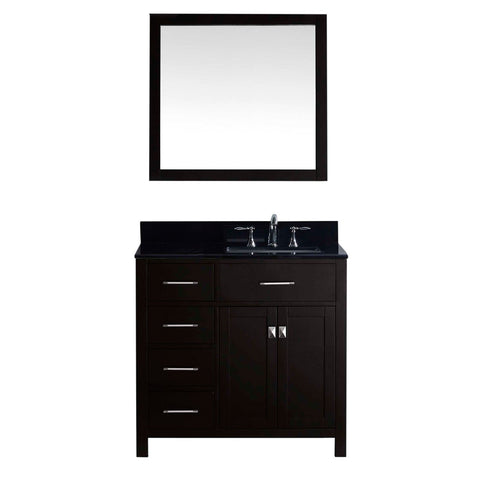 Image of Caroline Parkway 36" Single Vanity MS-2136L-BGSQ-ES