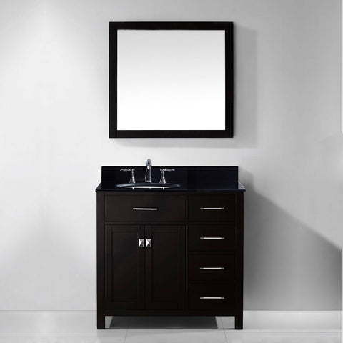 Image of Caroline Parkway 36" Single Vanity MS-2136R-BGRO-ES
