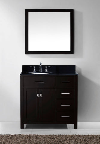 Image of Caroline Parkway 36" Single Vanity MS-2136R-BGRO-ES