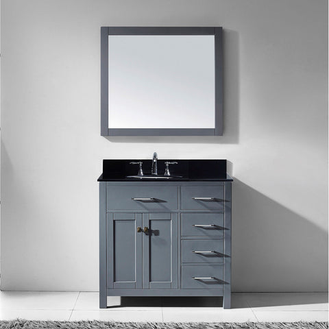 Image of Caroline Parkway 36" Single Vanity MS-2136R-BGRO-ES