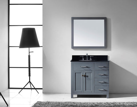 Image of Caroline Parkway 36" Single Vanity MS-2136R-BGRO-ES