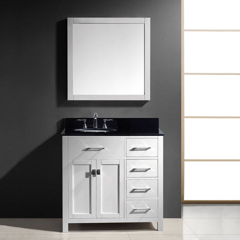 Image of Caroline Parkway 36" Single Vanity MS-2136R-BGRO-ES