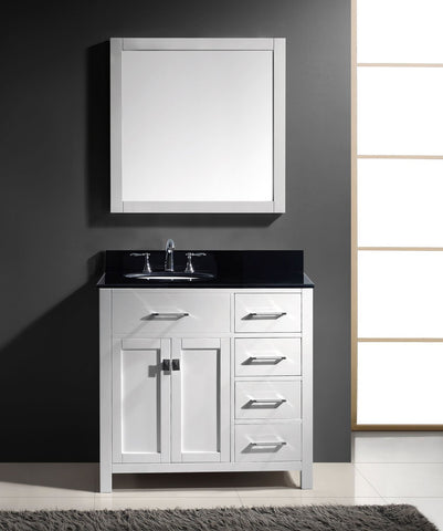 Image of Caroline Parkway 36" Single Vanity MS-2136R-BGRO-ES