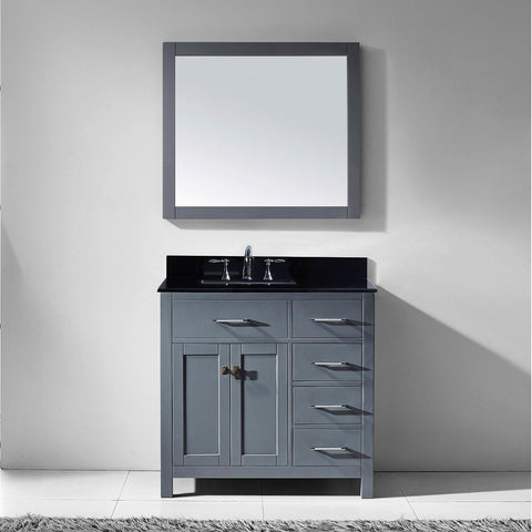 Image of Caroline Parkway 36" Single Vanity MS-2136R-BGRO-ES