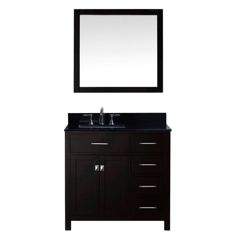 Image of Caroline Parkway 36" Single Vanity MS-2136R-BGSQ-ES