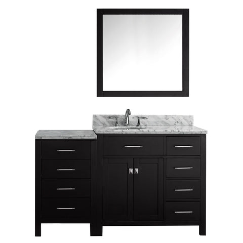 Image of Caroline Parkway 57" Single Vanity MS-2157R-WMRO-ES