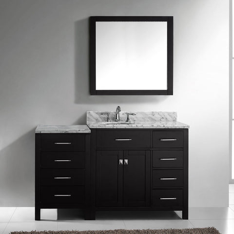 Image of Caroline Parkway 57" Single Vanity MS-2157R-WMRO-ES