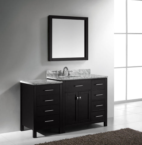 Image of Caroline Parkway 57" Single Vanity MS-2157R-WMRO-ES
