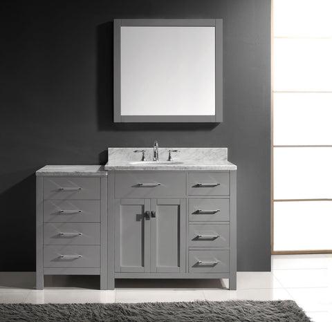 Image of Caroline Parkway 57" Single Vanity MS-2157R-WMRO-ES