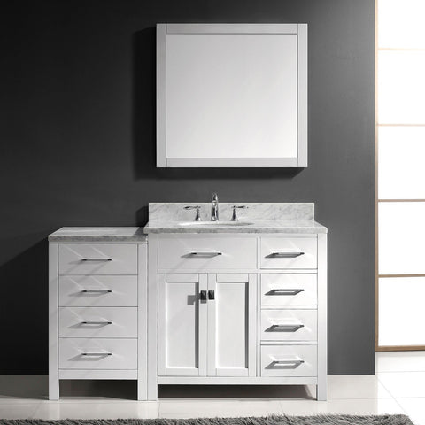 Image of Caroline Parkway 57" Single Vanity MS-2157R-WMRO-ES