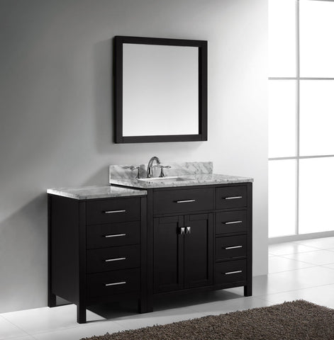 Image of Caroline Parkway 57" Single Vanity MS-2157R-WMRO-ES
