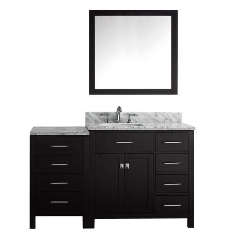 Image of Caroline Parkway 57" Single Vanity MS-2157R-WMSQ-ES