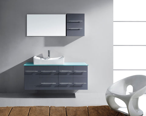 Image of Ceanna 55" Single Bathroom Vanity MS-430-G-ES