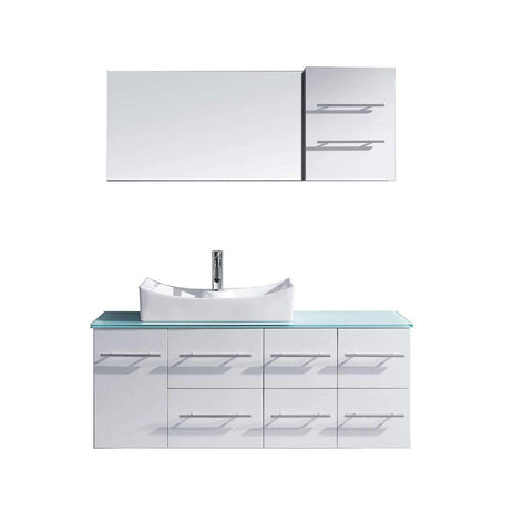 Image of Ceanna 55" Single Bathroom Vanity MS-430-G-WH
