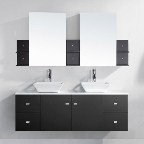 Image of Clarissa 61" Double Bathroom Vanity MD-435-G-ES