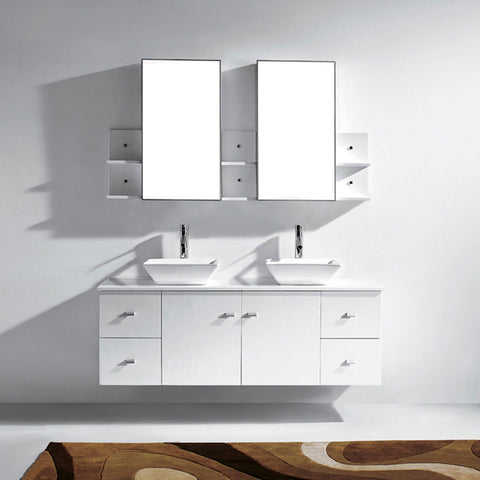 Image of Clarissa 61" Double Bathroom Vanity MD-435-G-ES