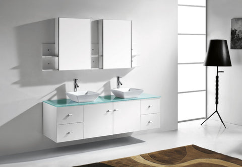 Image of Clarissa 72" Double Bathroom Vanity MD-409-G-ES