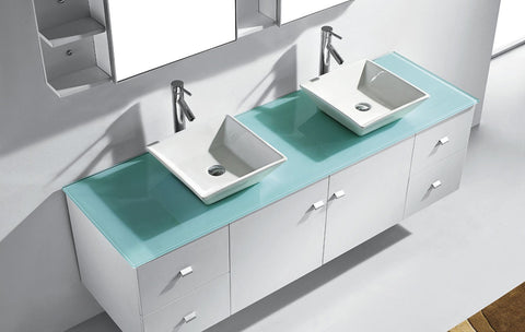 Image of Clarissa 72" Double Bathroom Vanity MD-409-G-ES