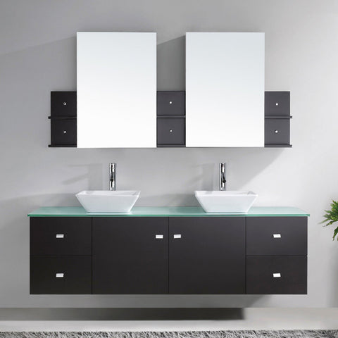 Image of Clarissa 72" Double Bathroom Vanity MD-409-G-ES