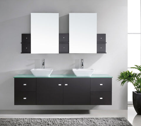 Image of Clarissa 72" Double Bathroom Vanity MD-409-G-ES