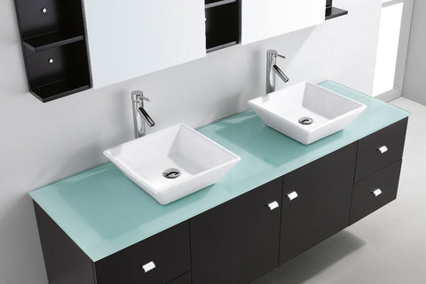 Image of Clarissa 72" Double Bathroom Vanity MD-409-G-ES