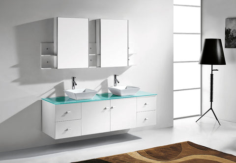 Image of Clarissa 72" Double Bathroom Vanity MD-409-G-ES