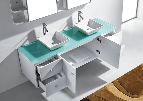 Image of Clarissa 72" Double Bathroom Vanity MD-409-G-ES