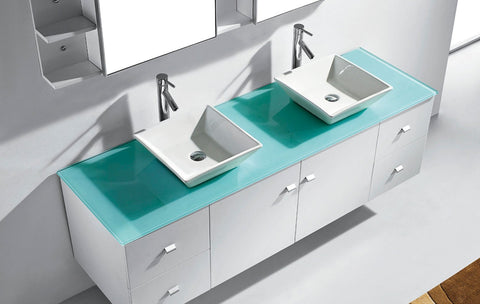 Image of Clarissa 72" Double Bathroom Vanity MD-409-G-ES