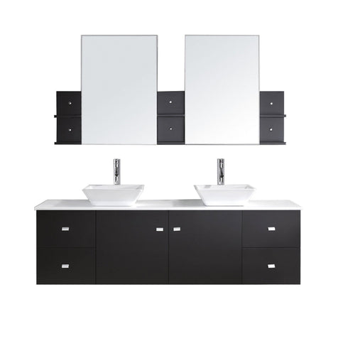 Image of Clarissa 72" Double Bathroom Vanity MD-409-G-ES