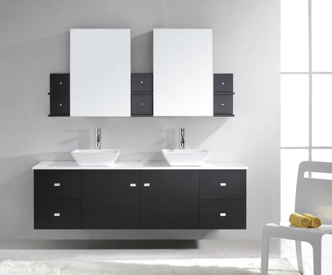 Image of Clarissa 72" Double Bathroom Vanity MD-409-G-ES