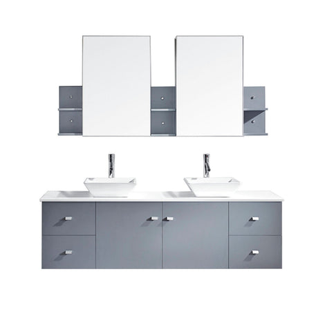 Image of Clarissa 72" Double Bathroom Vanity MD-409-G-ES