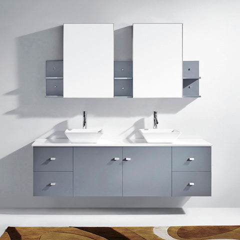 Image of Clarissa 72" Double Bathroom Vanity MD-409-G-ES
