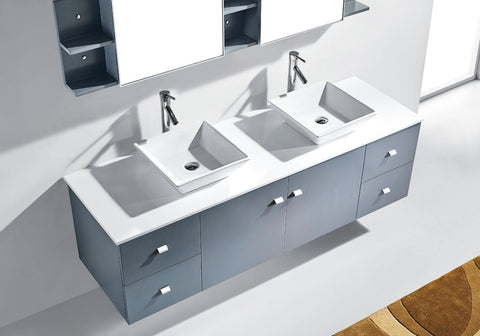 Image of Clarissa 72" Double Bathroom Vanity MD-409-G-ES
