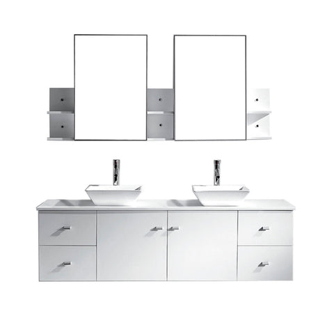 Image of Clarissa 72" Double Bathroom Vanity MD-409-G-ES