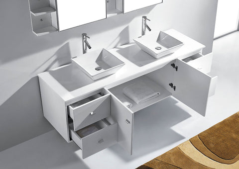 Image of Clarissa 72" Double Bathroom Vanity MD-409-G-ES