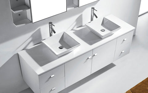 Image of Clarissa 72" Double Bathroom Vanity MD-409-G-ES