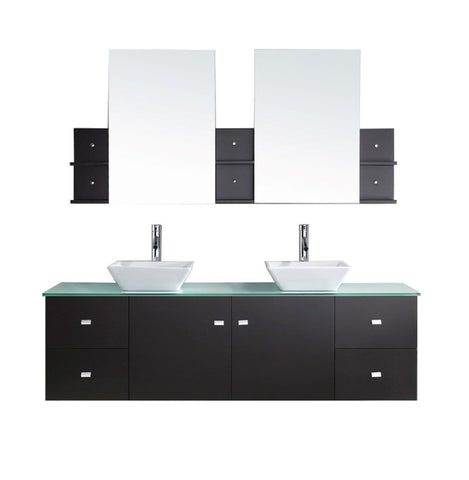 Image of Clarissa 72" Double Bathroom Vanity MD-409-G-ES
