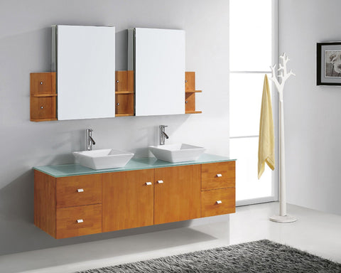 Image of Clarissa 72" Double Bathroom Vanity MD-415-G-HO