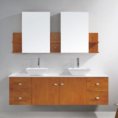 Image of Clarissa 72" Double Bathroom Vanity MD-415-G-HO