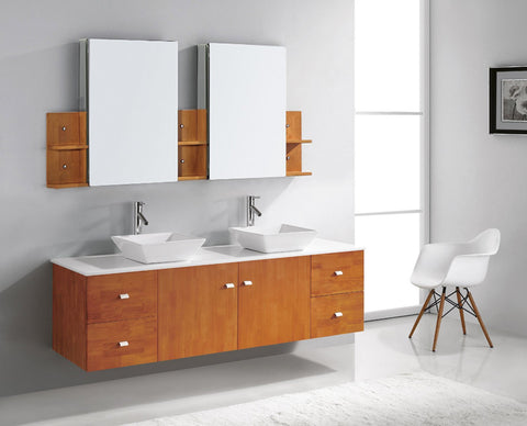 Image of Clarissa 72" Double Bathroom Vanity MD-415-G-HO