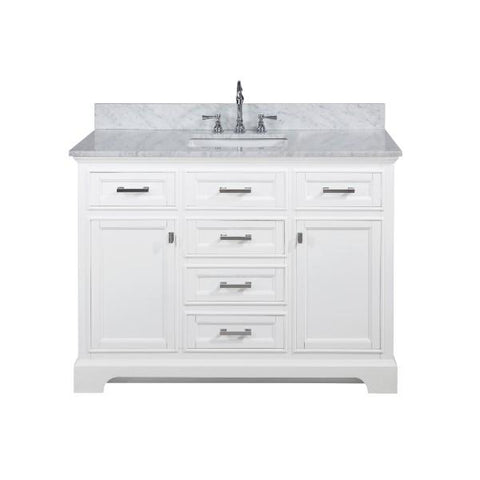 Image of Design Element Milano 48" Blue Single Rectangular Sink Vanity ML-48-BLU