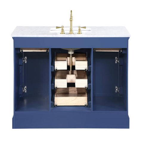 Image of Design Element Milano 54" Blue Single Rectangular Sink Vanity ML-54-BLU