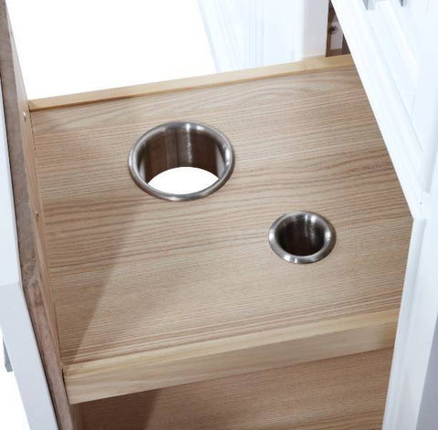 Image of Design Element Valentino 48" White Single Rectangular Sink Vanity V01-48-WT V01-48-WT