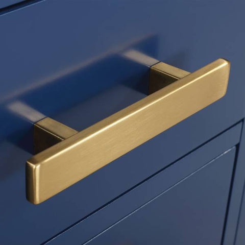 Image of Design Element Valentino 60" Blue Double Rectangular Sink Vanity V01-60-BLU V01-60-BLU