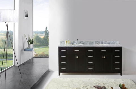 Image of Caroline Parkway 78" Double Bathroom Vanity