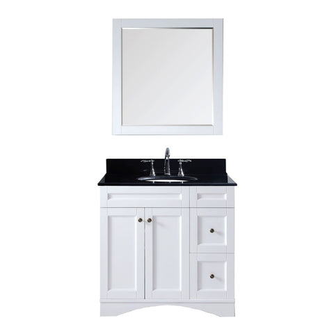 Image of Elise 36" Single Bathroom Vanity ES-32036-BGRO-WH