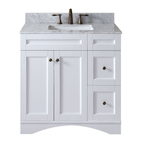 Image of Elise 36" Single Bathroom Vanity ES-32036-WMSQ-WH-NM